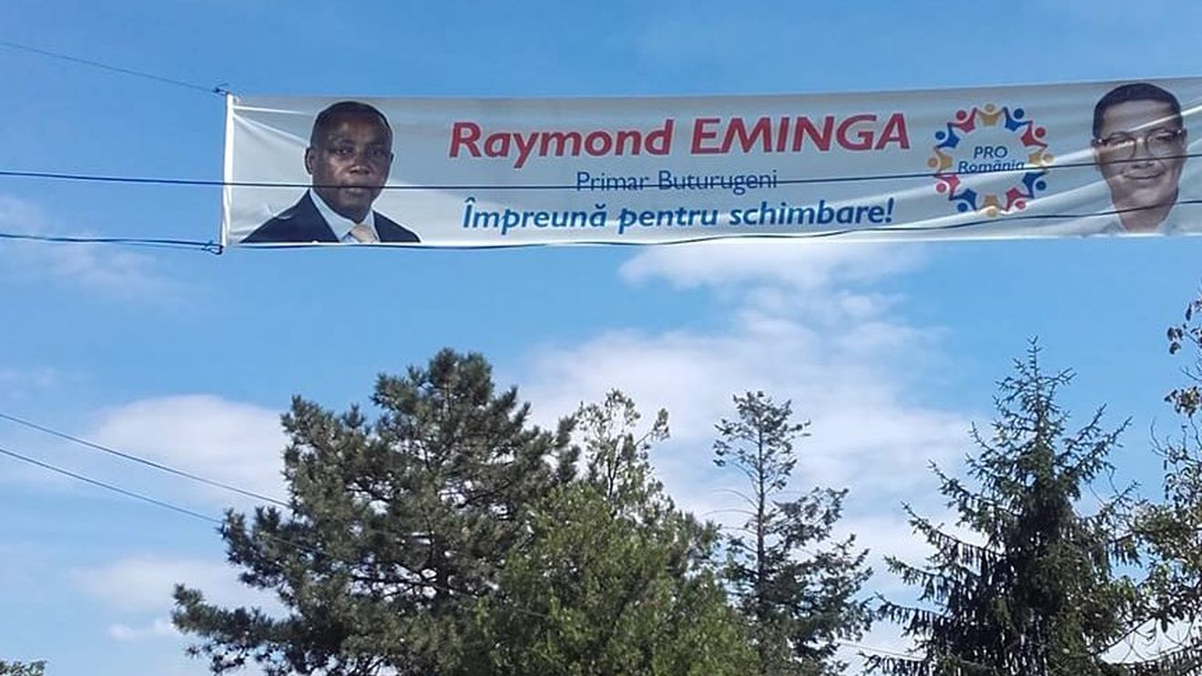 Un congolez este candidatul PRO România la o primărie din județul Giurgiu. Raymond Eminga a fost membru PSD timp de 6 ani și predă lecții de franceză gratuite copiilor din comună