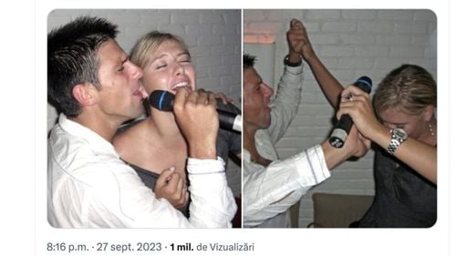 Maria Sharapova, despre „povestea nebună” cu Novak Djokovic: Am jucat un meci demonstrativ la Indian Wells, nu-mi amintesc exact care a fost pariul, dar el a spus: „Dacă voi câștiga turneul, mergem împreună la cină”