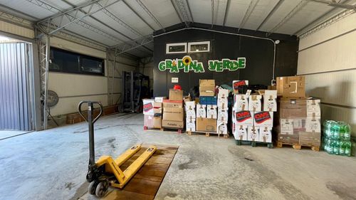 Un centru regional de colectare a donaţiilor pentru Ucraina devine funcțional la Halmeu, în județul Satu Mare