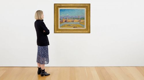 Un tablou pictat de Churchill, cadou pentru Franklin D. Roosevelt, va fi scos la licitație / Pictura se află în proprietatea actriţei Angelina Jolie