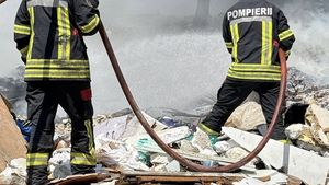 Emmanuel Macron le mulțumește pompierilor români care intervin la incendiile de pădure din Franța / ”Asta este spiritul european: ajutorul reciproc, solidaritatea practică, forța colectivului„