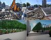 FOTO Primăria Capitalei reface trotuarele și amenajează noi spații verzi pe Bd. Națiunile Unite și Bd. 13 Septembrie: aproape 100 de arbori și 15.000 de plante
