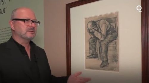 VIDEO Un desen de Van Gogh, descoperit recent într-o colecție privată, expus pentru prima dată la Amsterdam
