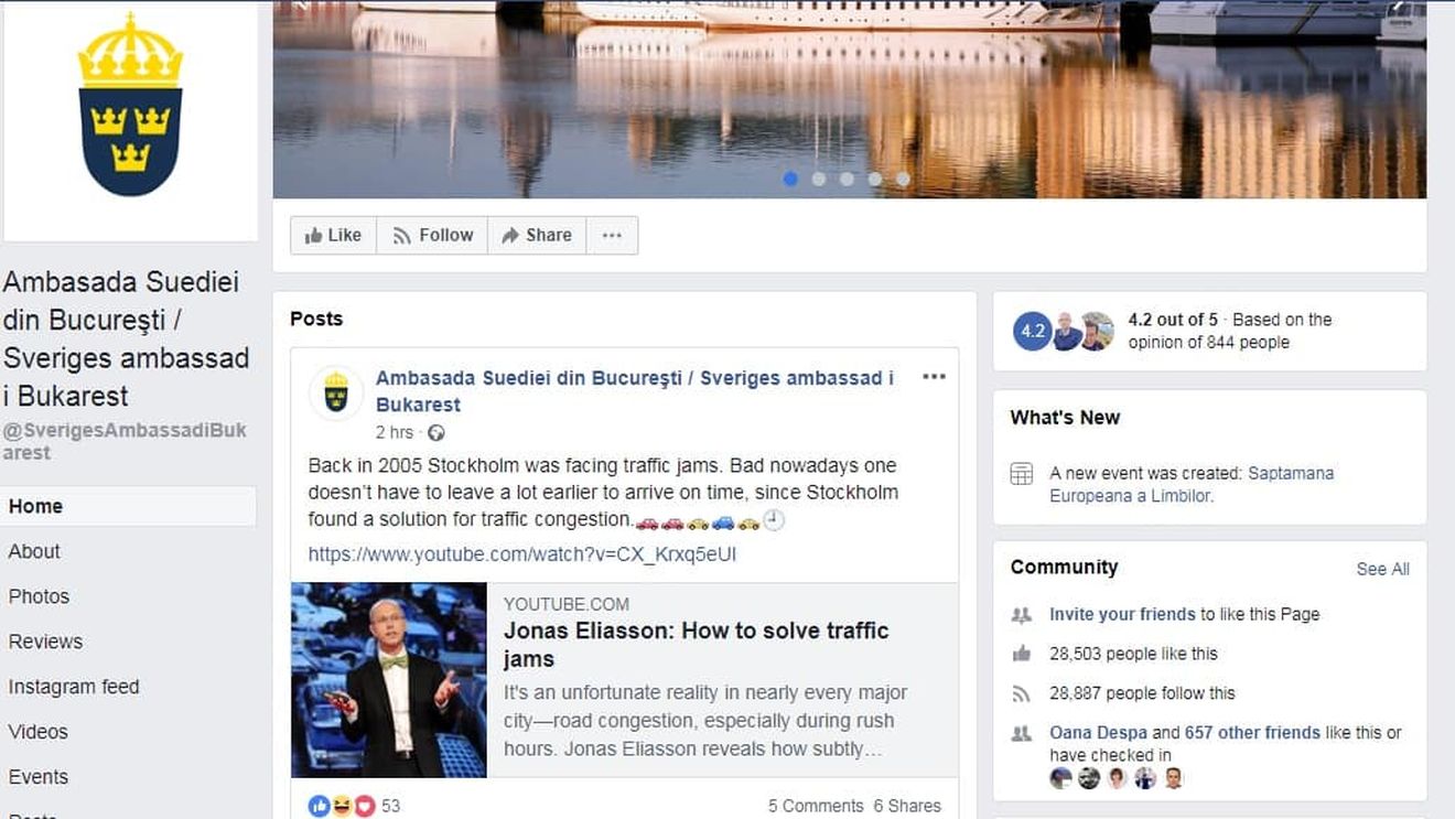 Ambasada Suediei lovește din nou: ironie la adresa întâlnirii ratate Dăncilă - Juncker