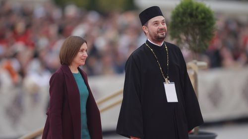 Maia Sandu: Nu ştim cum să ne protejăm democraţia atunci când este atacată de pe platforme / Când e vorba de manipulare pe reţele, eu cred că nu avem încă instrumente eficiente / E nevoie de reguli acceptate la nivelul lumii democratice