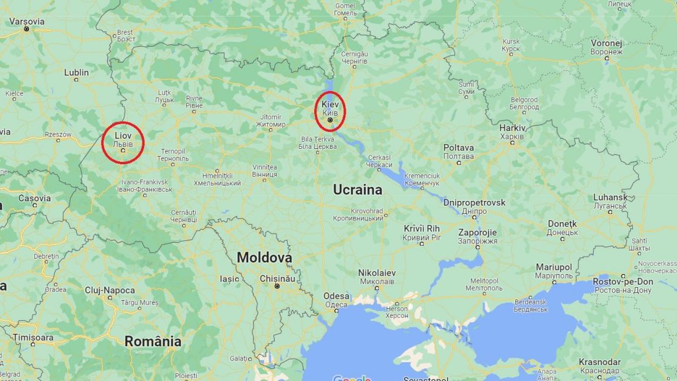Explozii în Liov, Ucraina