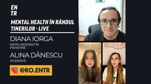 VIDEO Dezbatere ENTR: Cât de importantă e sănătatea mintală pentru tineri? „Orice lucru care-ți provoacă anxietate este valid”/ „Când vorbești cu un profesionist nu există subiectivitate”