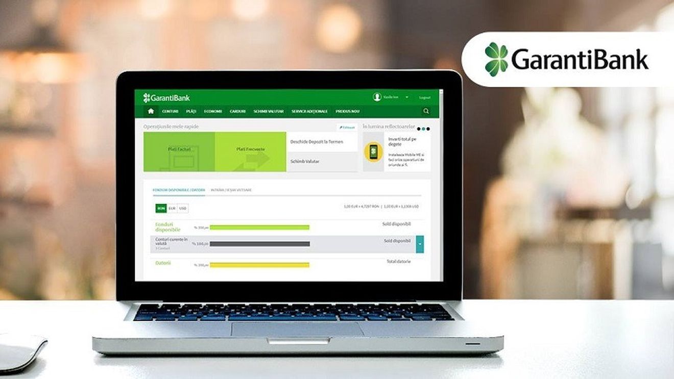 Garanti Bank anunță că serviciile sale online sunt indisponibile, însă cardurile și ATM-urile sunt funcționale