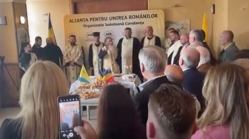 VIDEO Ziua de Constanța: ÎPS Teodosie, mesaje electorale și slujbă la sediul AUR / ”Nu se pune problema să nu avem culori politice, ci să avem iubire de Dumnezeu”