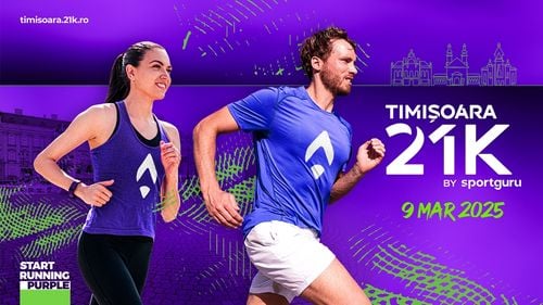 2000 de alergători din 21 de țări la Timișoara 21k by SportGuru, pe 9 martie