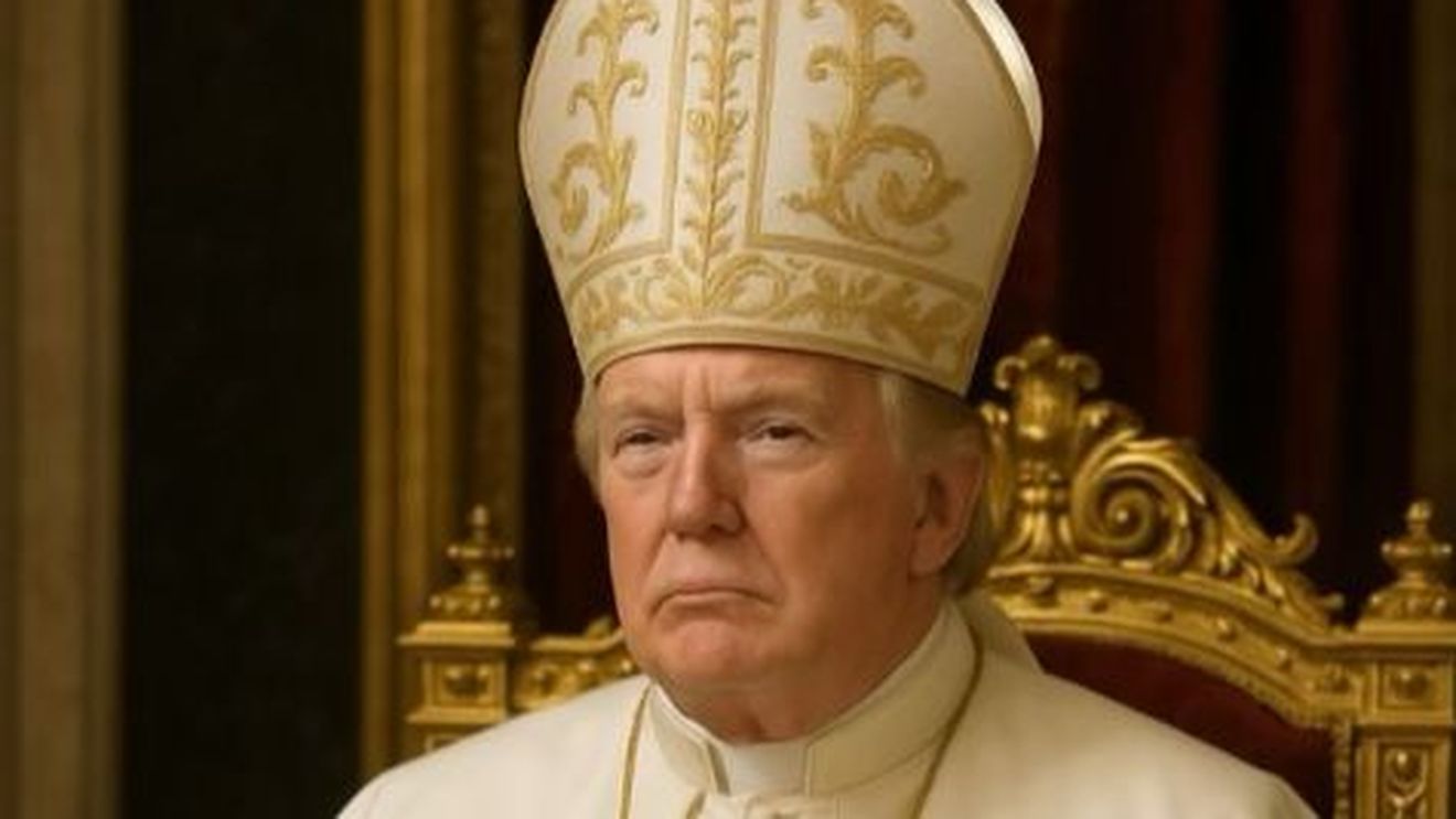 Trump publică un portret cu el îmbrăcat în papă și stârnește furia americanilor / „Domnule președinte, v-ați pierdut mințile?”