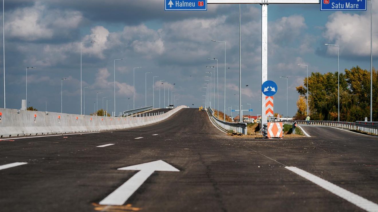 Compania de Drumuri deschide astăzi un tronson de 4 kilometri din Centura Satu Mare. Întreaga şosea ocolitoare de 19 de kilometri va fi în circulaţie până la sfârşitul anului