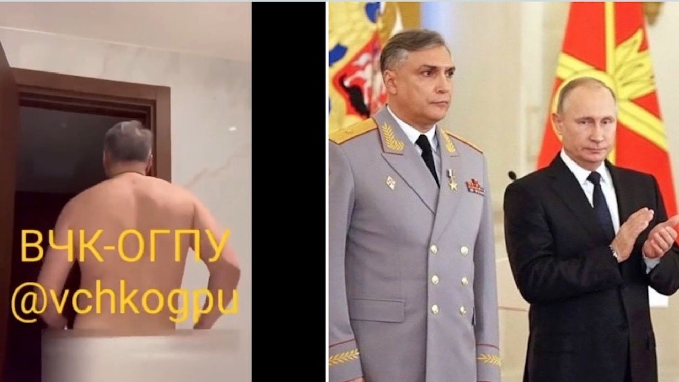 VIDEO Comandantul adjunct al forțelor terestre rusești, surprins dansând gol / Imaginile au fost postate pe un cont asociat Wagner și se crede că e o răzbunare a lui Progojin