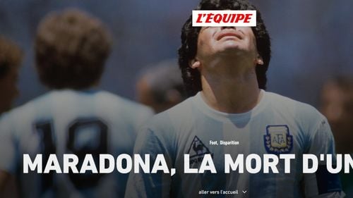 Moartea lui Diego Maradona: Relatări emoționante ale marilor ziare internaționale