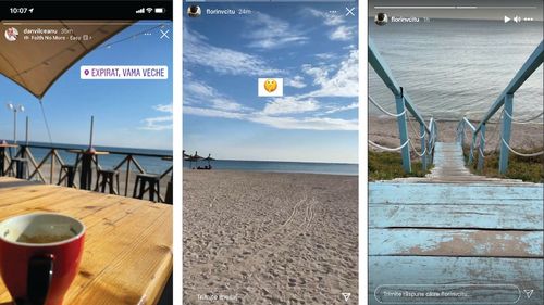 Premierul Florin Cîțu și ministrul Finanțelor, Dan Vîlceanu, singuri la mare / Au postat pe rețelele de socializare imagini cu Vama Veche pustie