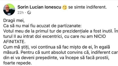 Șeful Comunității Evreiești din Constanța pune egal între Elena Lasconi și Călin Georgescu, pro-rus cu discurs legionar antisemit / Institutul ”Elie Wiesel”: ”Analiza bulevardieră îngrijorează prin limbaj / Ascunde sub preș mesajul prolegionar” / Ionescu dă tribună partidelor extremiste SOS și AUR
