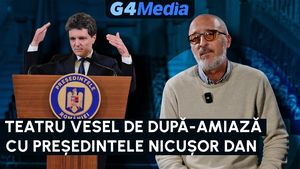 Teatru vesel de după-amiază cu președintele Nicușor Dan