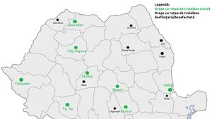 Harta orașelor din România în care mai circulă troleibuze, mijloace de transport sută la sută electrice / La Piatra Neamț, acestea vor fi înlocuite cu autobuze
