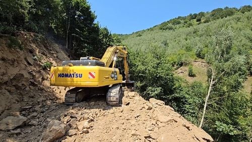 CNAIR: Până la sfârşitul zilei lucrările de defrişare de pe Valea Oltului vor ajunge la peste 26% din totalul suprafeţei de pădure care trebuie defrişată