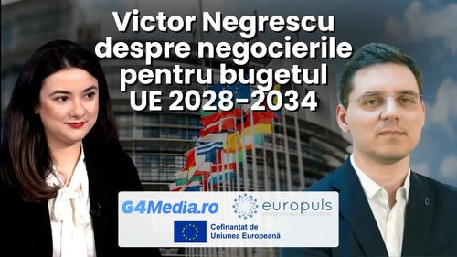 VIDEO INTERVIU Victor Negrescu, vicepreședinte Parlamentul European: „Eu cred că țara noastră nu poate accepta PNRR-izarea bugetului european, adică condiționarea fondurilor de anumite reforme care nu rezultă dintr-o consultare reală a populației”