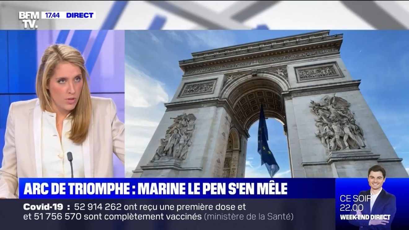 Candidații prezidențiali ai dreptei și extremei drepte au criticat arborarea drapelului UE în locul celui francez la Arcul de Triumf din Paris