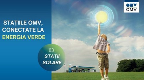 OMV produce energia verde în jumătate din rețeaua de stații din toată țara (P)
