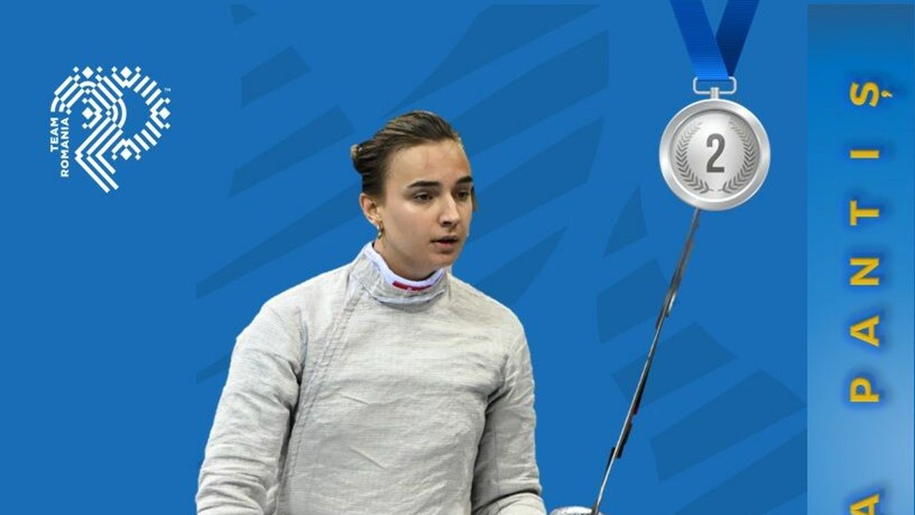 linca Pantiş a obţinut medalia de argint la sabie feminin, în cadrul Jocurilor Europene de la Cracovia