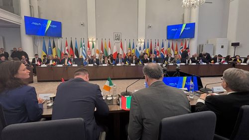 Ministrul Emil Hurezeanu a participat la reuniunea pentru înfiinţarea Tribunalului Special privind crimele de război împotriva Ucrainei: "Rusia nu este interesată în mod real în realizarea păcii"