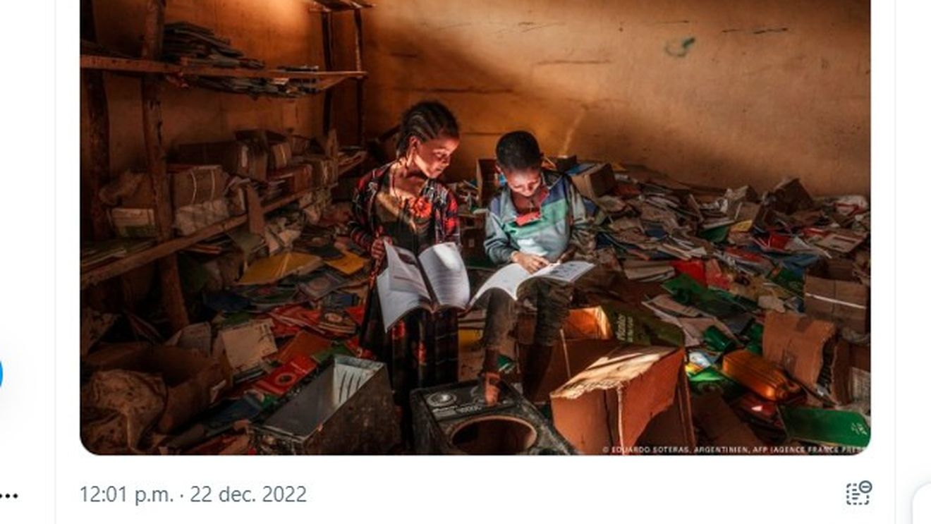 O imagine cu copii într-o zonă de război din Etiopia, desemnată Fotografia Anului de UNICEF