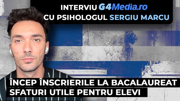 Sfaturi utile de la psihologul Sergiu Marcu pentru elevii care se pregătesc să susțină Bacalaureatul