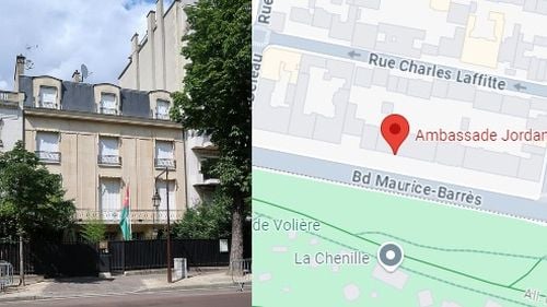 Spargere la ambasada Iordaniei la Paris. Hoții au furat un computer cu date sensibile, un ceas de 15.000 de euro, 12.700 de euro în numerar, două seifuri cu pistoale de colecţie şi un set de chei de la reşedinţa ambasadorului