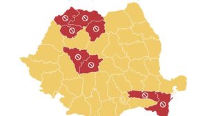 HARTA marilor orașe care au intrat în carantină din cauza epidemiei de Covid. Măsura a fost luată pentru opt municipii reședință de județ, iar altele sunt pe cale să se închidă