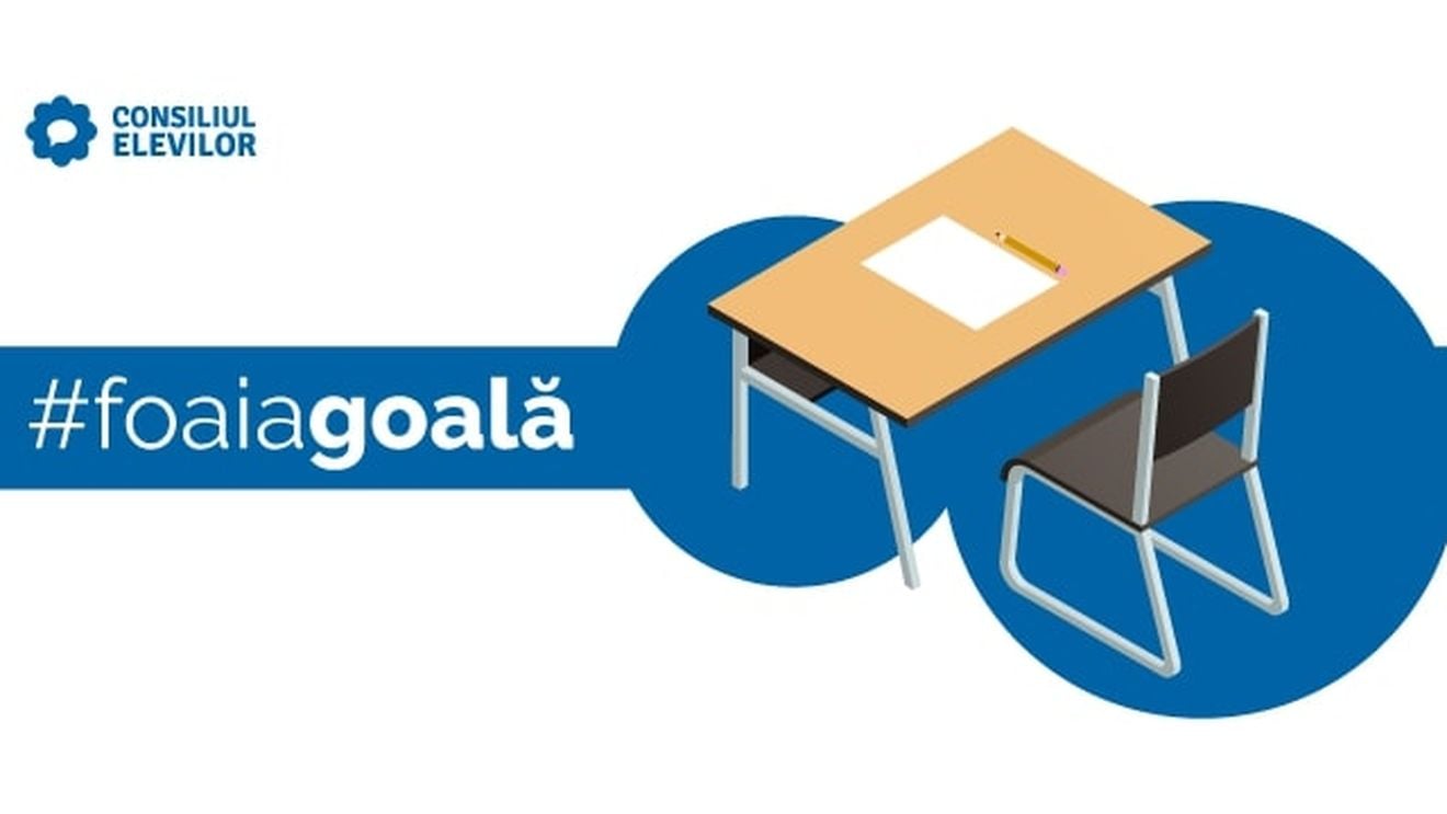 Protest la Simulare Evaluarea Națională 2019. Consiliul Național al Elevilor îi îndeamnă pe elevii de clasele a VII-a și a VIII-a să dea foaia goală