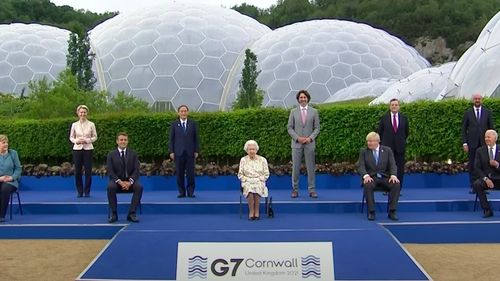 VIDEO Regina Marii Britanii a găzduit o recepție în onoarea liderilor statelor din Grupul G7