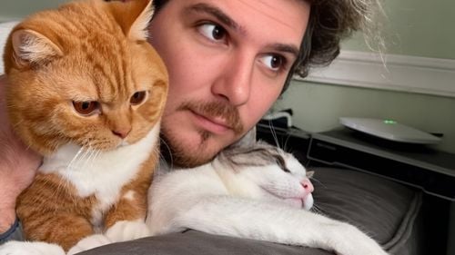 Interviu special | Cuza și cei doi motani ai lui: „Pisicile nu fac tumbe, dar au o afecțiune sinceră” (FOTO)