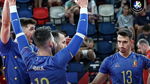 Prima victorie a Naționalei de volei masculin la Campionatul European, împotriva Turciei
