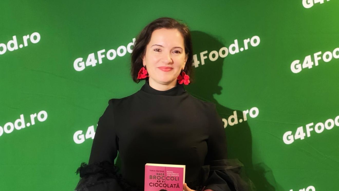 VIDEO&FOTO | Nutriționistul Tania Fântâna a lansat cartea „Dacă broccoli ar fi ciocolată”, în cadrul conferinței „Un an de G4Food”: „Nu este o carte despre diete. Este o carte despre tine și despre puterea de a transforma mâncarea în aliatul tău”