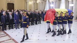 LIVE Ion Iliescu a fost înmormântat la Cimitirul Militar Ghencea, cu onoruri militare și 21 de salve de tun / Joi este zi de doliu naţional / Președintele Nicușor Dan nu a participat la ceremoniile oficiale