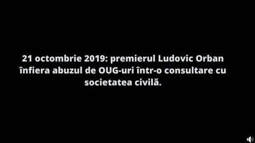 APADOR-CH, despre adoptarea celor 25 de OUG: act de forţare a limitelor democraţiei / Orban declara când era în opoziție că ”ordonanţele de urgenţă ar trebui interzise prin Constituţie” - înregistrare AUDIO