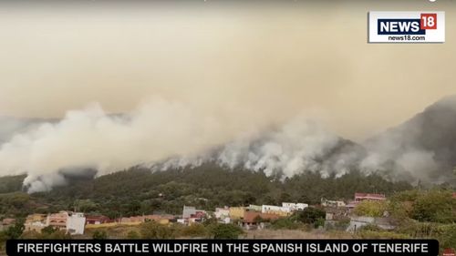 VIDEO Incendiile din Tenerife au dus la evacuarea a peste 26.000 de persoane