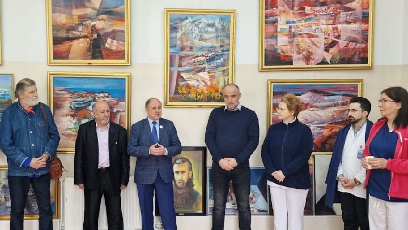 Galerie de artă inaugurată la Secţia de Psihiatrie a Spitalului Județean de Urgență / Artistul este nepotul scriitorului Fănuş Neagu  