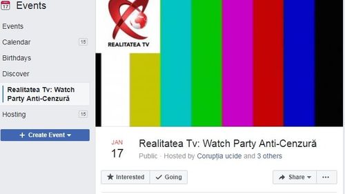 Soluție anti-cenzură: Realitatea TV emite pe net cât timp emisia e suspendată