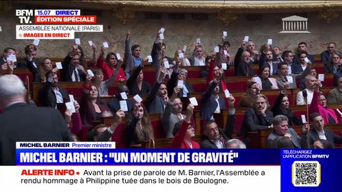 Opoziția de stânga din Adunarea Națională a Franței depune prima moțiune de cenzură împotriva noului guvern de centru dreapta condus de Michel Barnier. Moțiunea n-are nicio șansă să treacă, nefiind susținută de extrema dreaptă