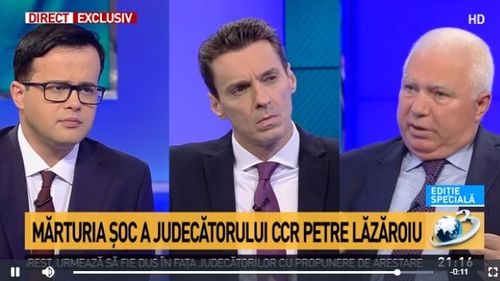 Surse: divulgarea de informaţii clasificate de care a vorbit judecătorul CCR Petre Lăzăroiu nu e prescrisă
