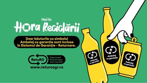 Intră în Hora Reciclării! S-a lansat Sistemul Garanție Returnare (SGR): cel mai mare proiect de economie circulară, care va recupera 7 miliarde de ambalaje anual din natură (P)