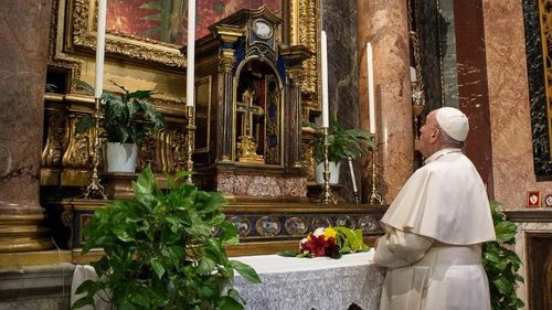 Papa Francisc a anulat pelerinajul din 8 decembrie la imaginea Fecioarei Maria din centrul Romei, din cauza pandemiei