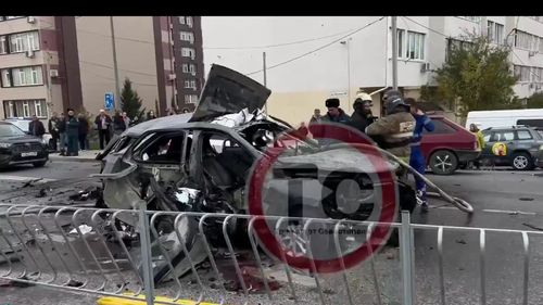 VIDEO Oficial militar rus din Crimeea, ucis în explozia unei mașini / Pravda: Serviciile secrete ucrainene au asasinat un căpitan al Flotei ruse de la Marea Neagră