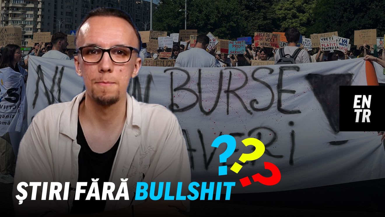 VIDEO Știri fără Bullshit Ep. 52: Burse tăiate, Guvern reciclat, influencer abuziv și F-16 la un euro