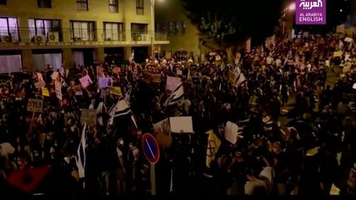 Poliția din Israel a reținut 12 protestatri pentru că ar fi refuzat să plece din fața reședinței premierului Benjamin Netanyahu