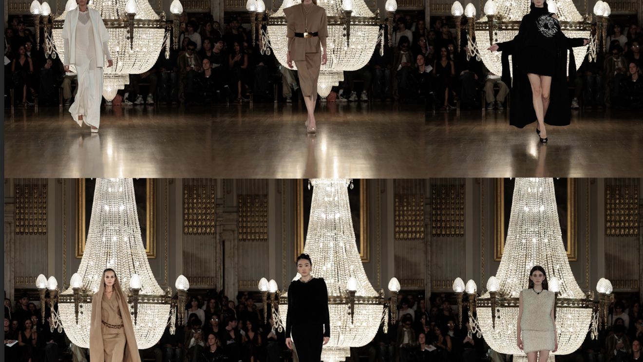 EXCLUSIV Anne Cashmere propune un joc între alb, negru și camel, dar rămâne fidelă unei estetici sobre la London Fashion Week